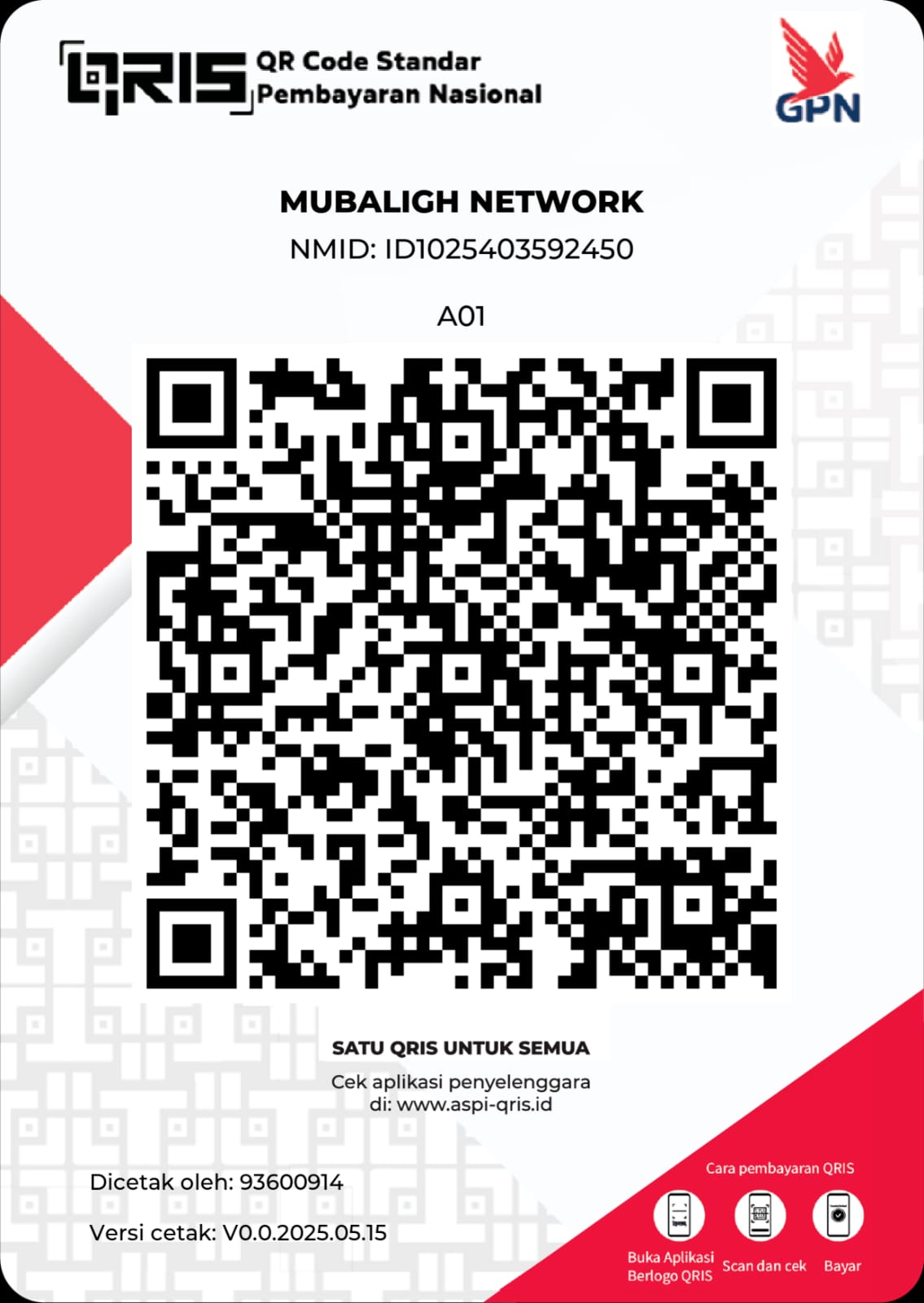 QRIS Mubaligh Network